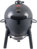 Char-GrillerÂ® AKORNÂ® Jr. Portable Kamado Charcoal Grill and Smoker with Cast Iron Grates and Locking Lid with 155 Cooking Square Inches in Ash, Model E86714