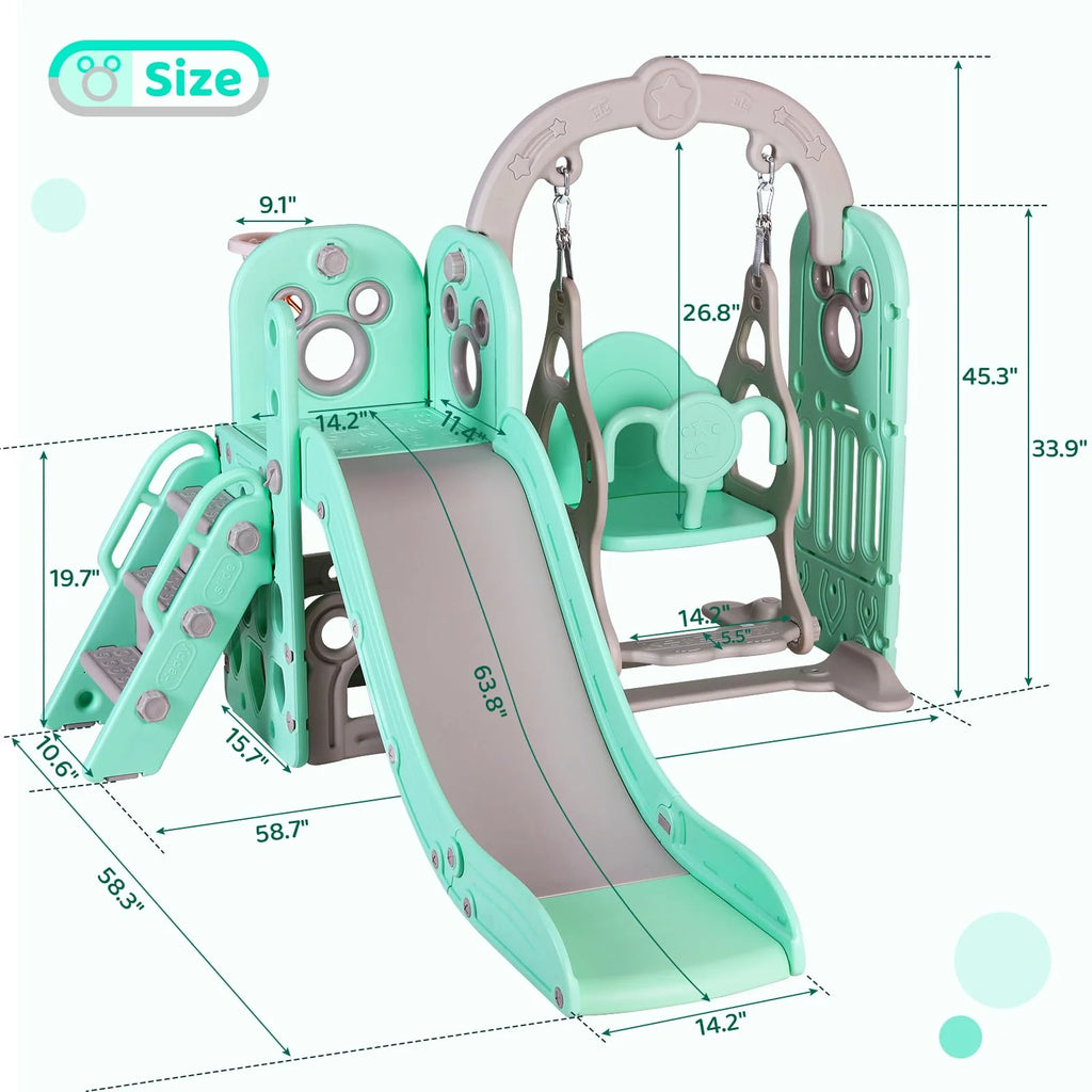 Arlopu Climber Toddler Reinforced Playground