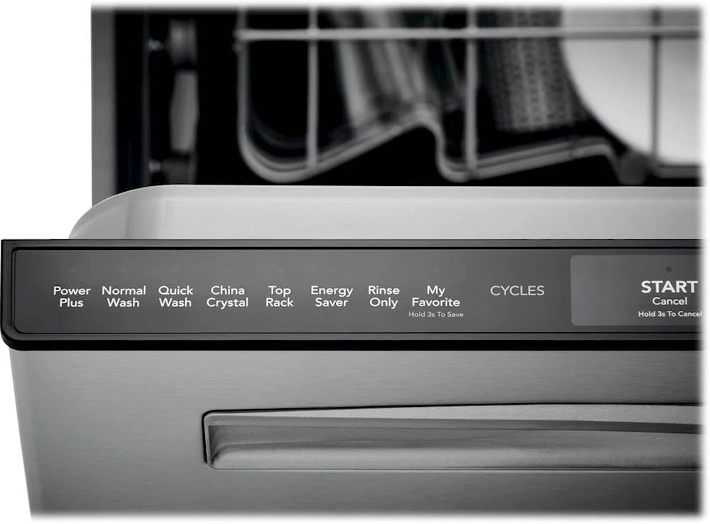 Frigidaire - Gallery 24 Top Control Tall Tub Built-In Dishwasher - Stainless steel