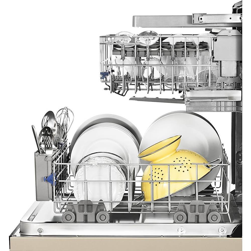 Whirlpool - 24 Tall Tub Built-In Dishwasher with Stainless Steel Tub - Sunset bronze