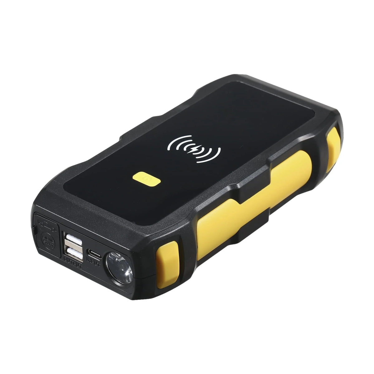 ammoon Strong Car Jump Starter and Bank, 1200A Peak, Portable Car Battery Starter with LED Light/USB Quick Charge, Large Capacity, Safety Protection