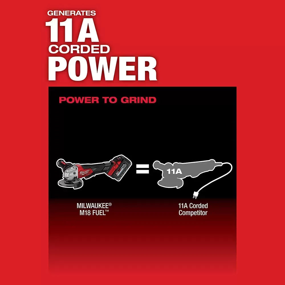 Milwaukee Pre-Sale 2880-22 M18 FUEL 18V 4-1/2 / 5 Grinder Paddle Switch No-Lock Kit
