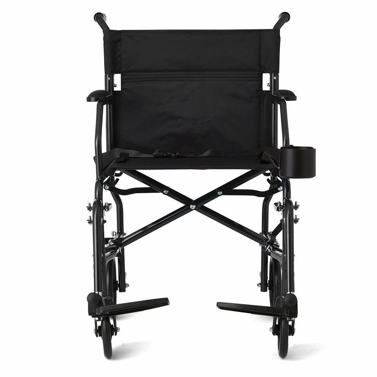 Medline Ultralight Transport Wheelchair Desk Length