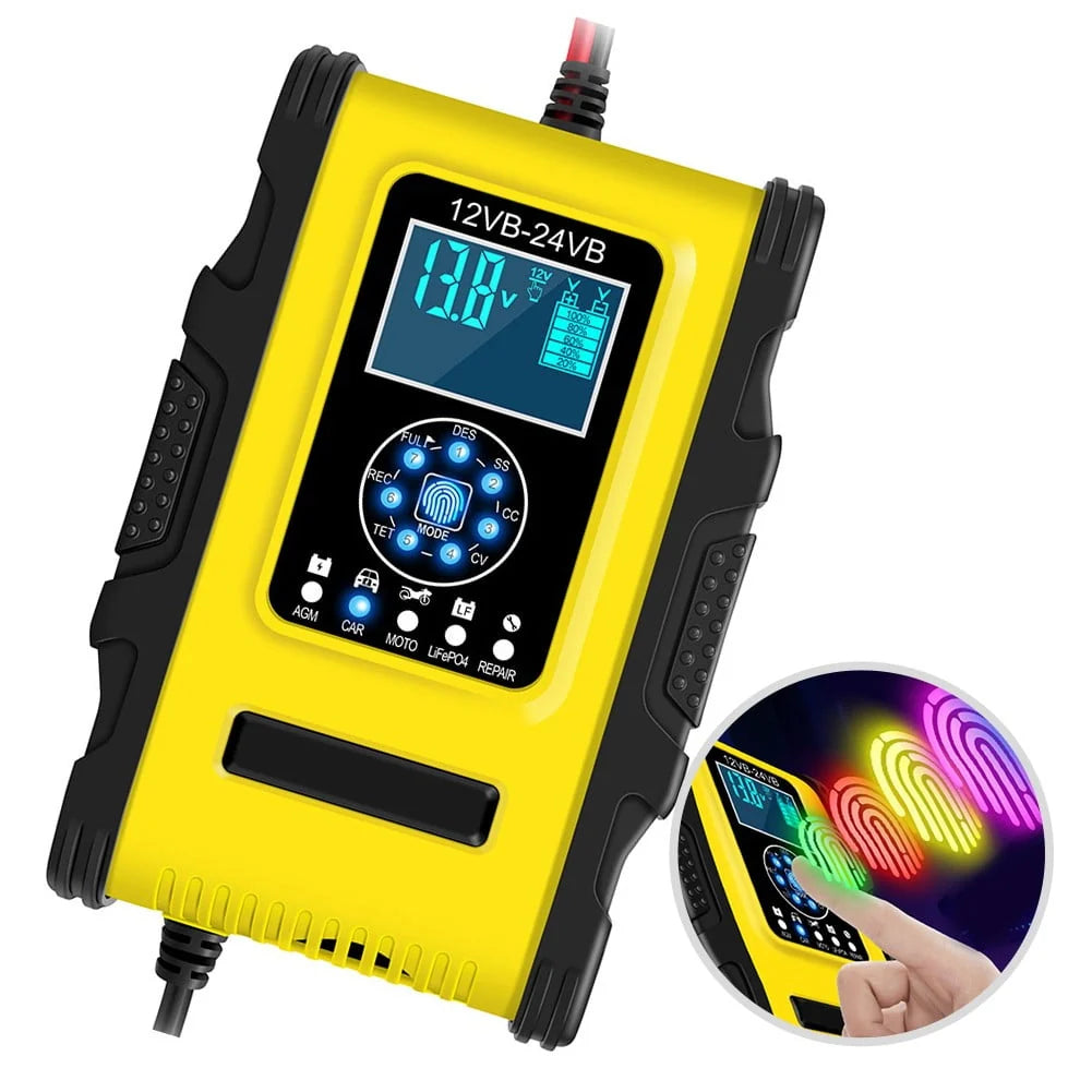Haimni Car Battery Chargers Full Automatic Smart Pulse Repair Battery 7 Stage Charging