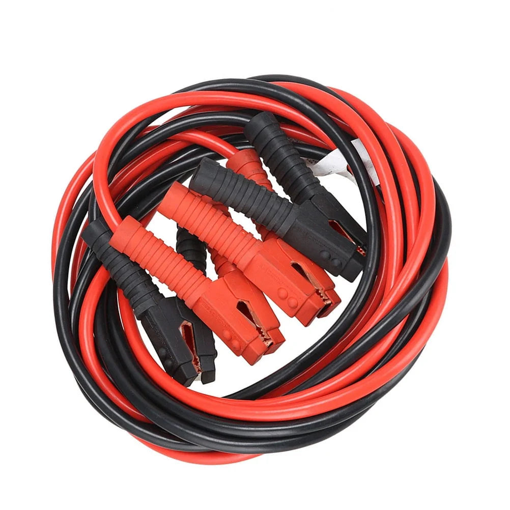 Firing Line 6m 3000A Car Battery Power Emergency Cable Jump Start Firing Line Power Wire Copper Clip Clamp Boost Cord Bateria Auto (Black and Red)