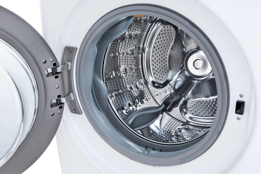 LG - 4.5 Cu. Ft. High-Efficiency Stackable Smart Front Load Washer with Steam and Built-In Intelligence - White