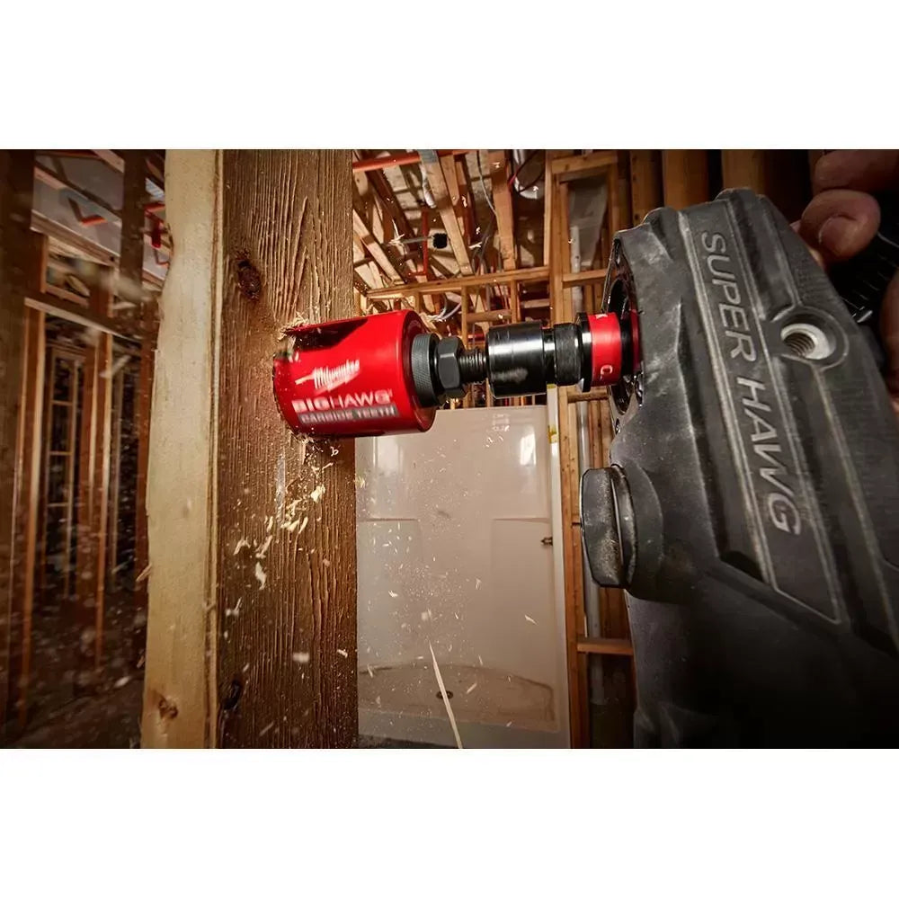 Milwaukee Pre-Sale 2807-20BH M18 FUEL 1/2 HOLE HAWG Right Angle Drill W/ BIG HAWG Bits
