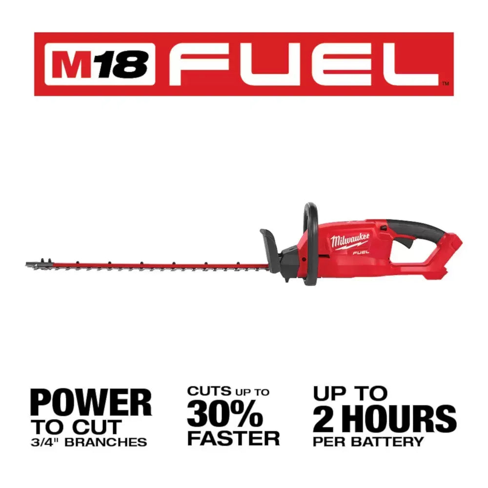 Milwaukee 2726-20 M18 FUEL 18V 24-Inch Ergonomic Hedge Trimmer - Bare Tool