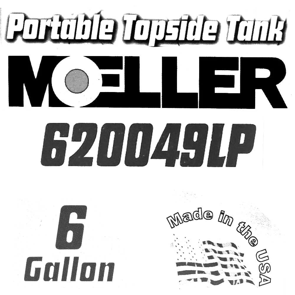 Moeller 620049LP Ultra6 Portable Fuel Tank - 6.5 Gallon