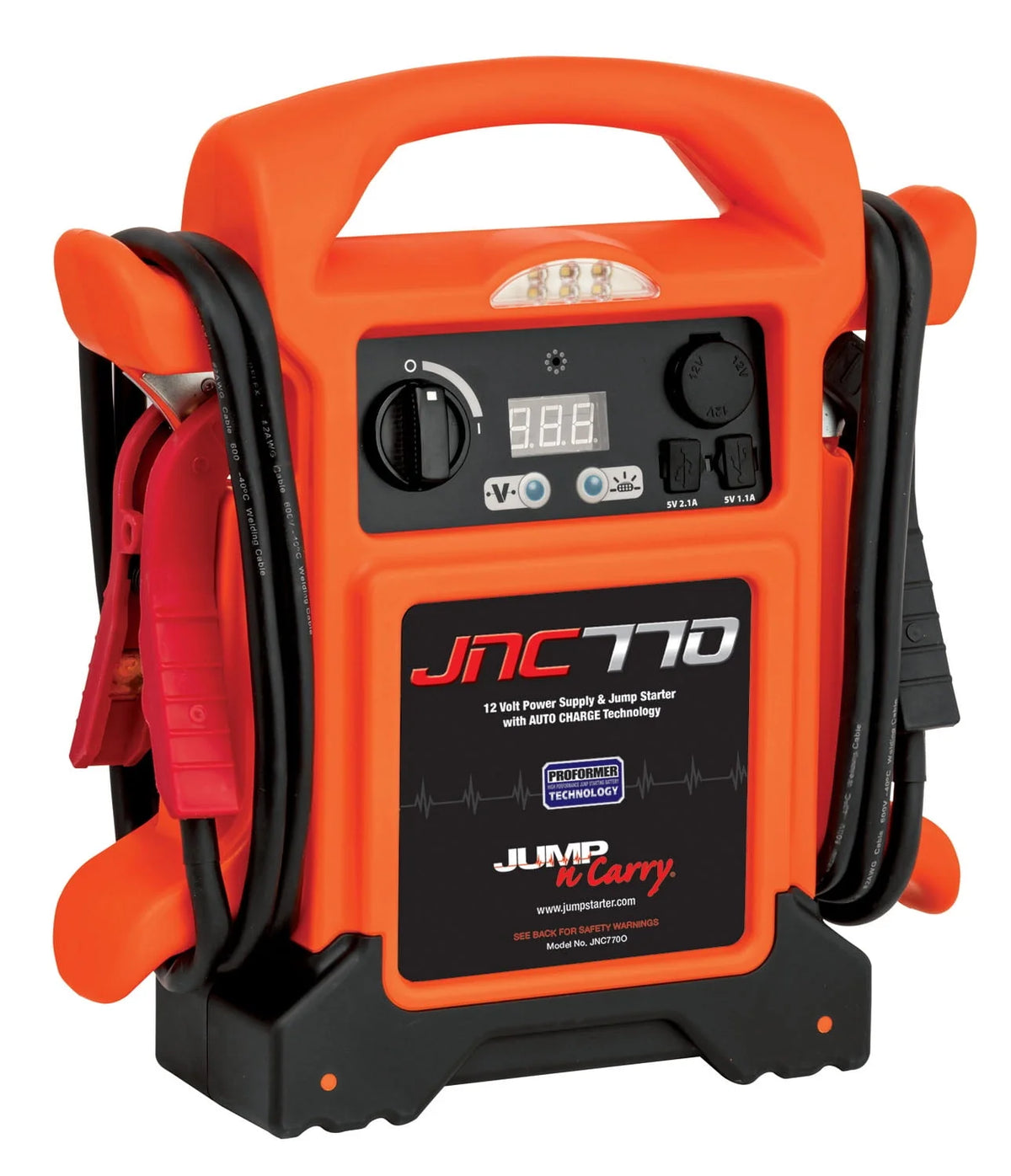 Jump-n-carry ORANGE 1700 PEAK AMP 12V JUMP JNC770-O