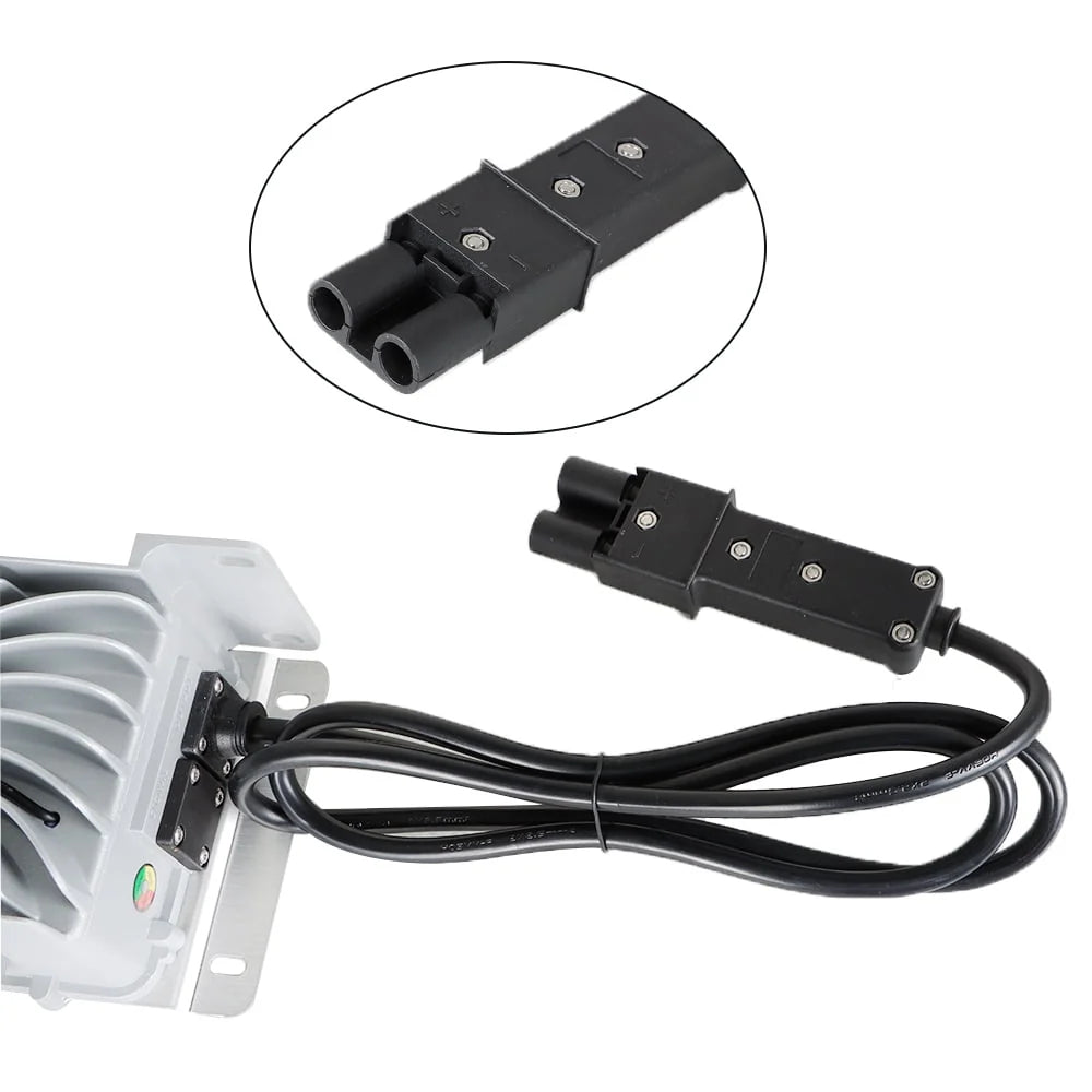 LABLT 48V 15A Battery Charger Replacement for Yamaha G19-G22 with 2 Pin Handle Plug