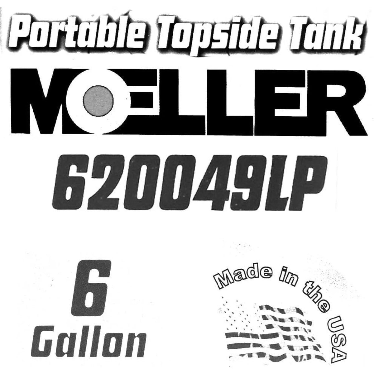 Bilot Marine EPA- Compliant Topside Fuel Tank - 6 Gallons, Low Profile, Model# 620049LP