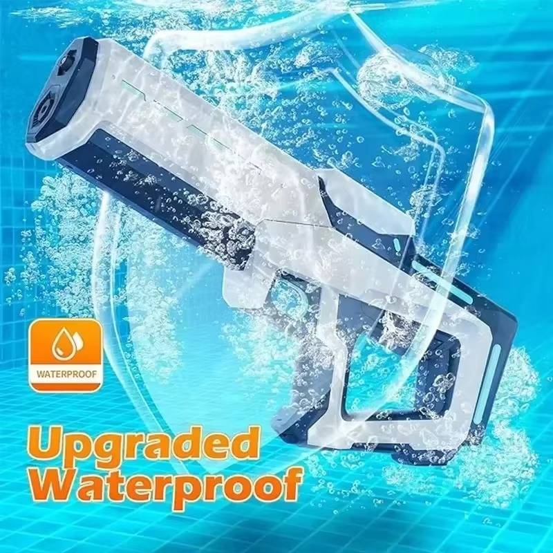 Motorized Water Gun with Auto Suction and 8-10 Meter Range, 500mAh  Battery