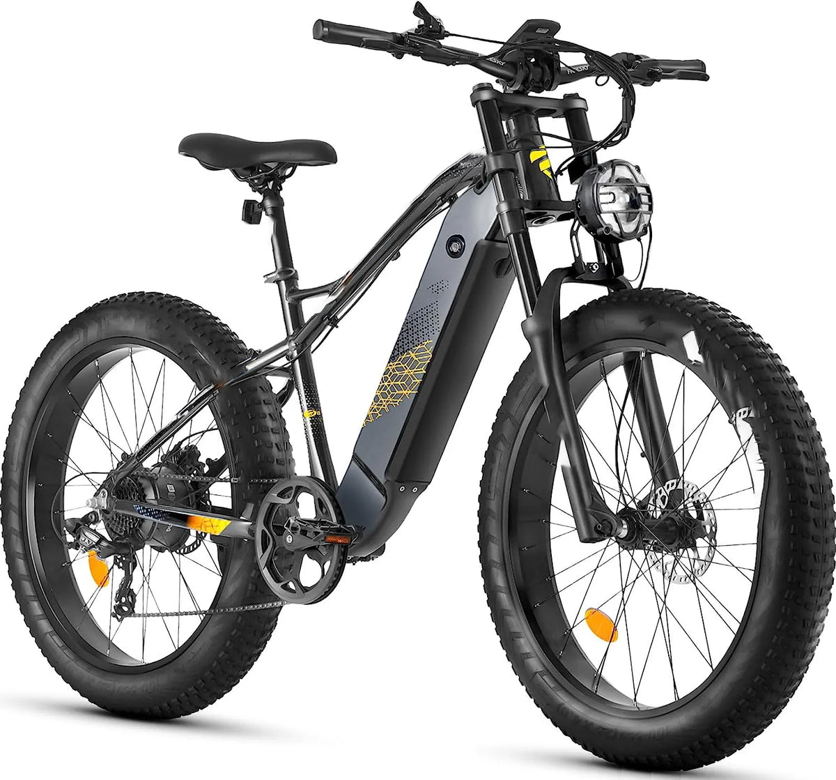 Electric Bike,750W Electric Bike for Adults BAFANG Motor 48V 15Ah Samsung Cell Battery Ebike, Fat Tire Electric Bicycles, 28MPH 35-80Miles Electric Mountain Bike, Shimano 7-Speed UL Certified