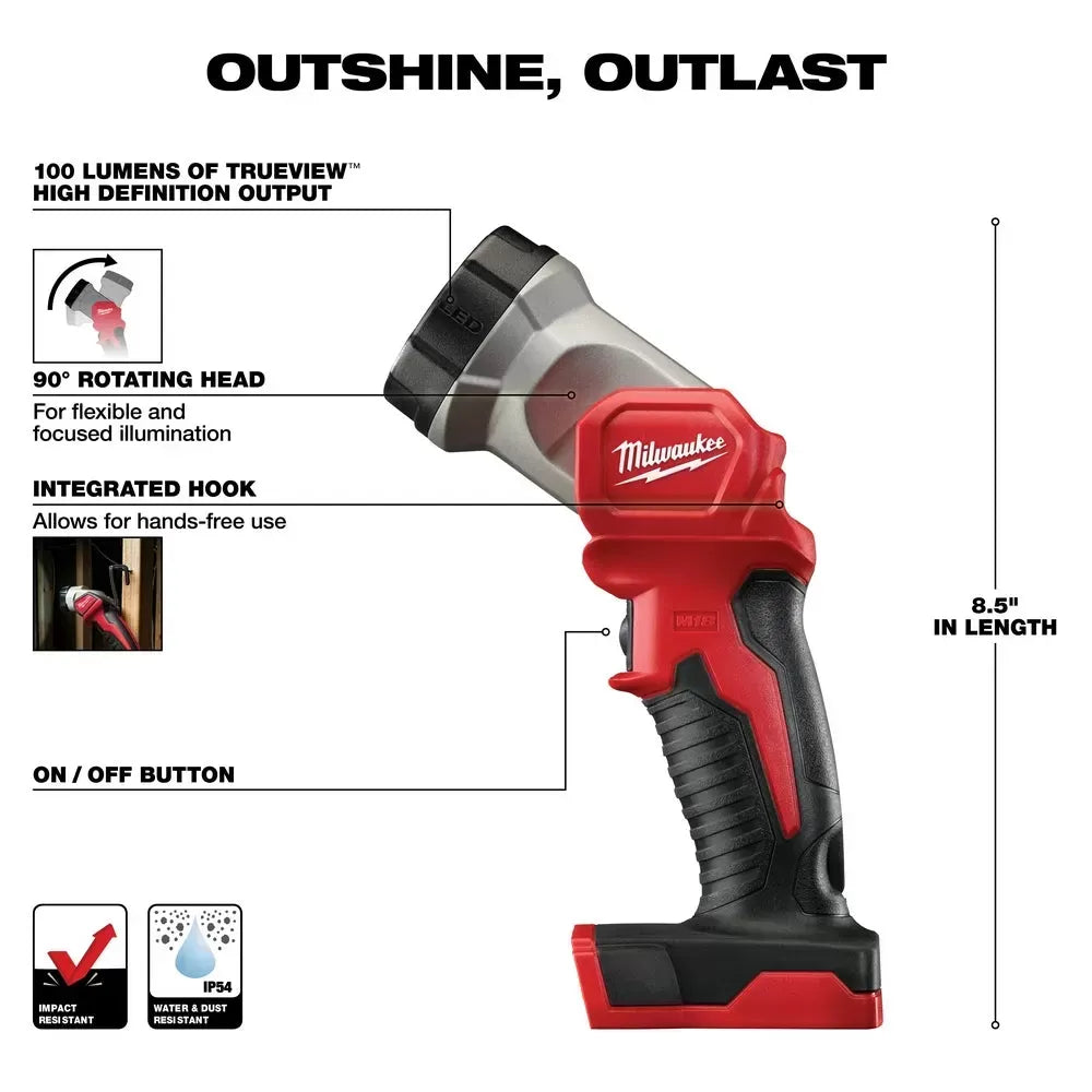 Milwaukee 2696-26 M18 18V Cordless Power Lithium-Ion 6-Tool Combo Kit