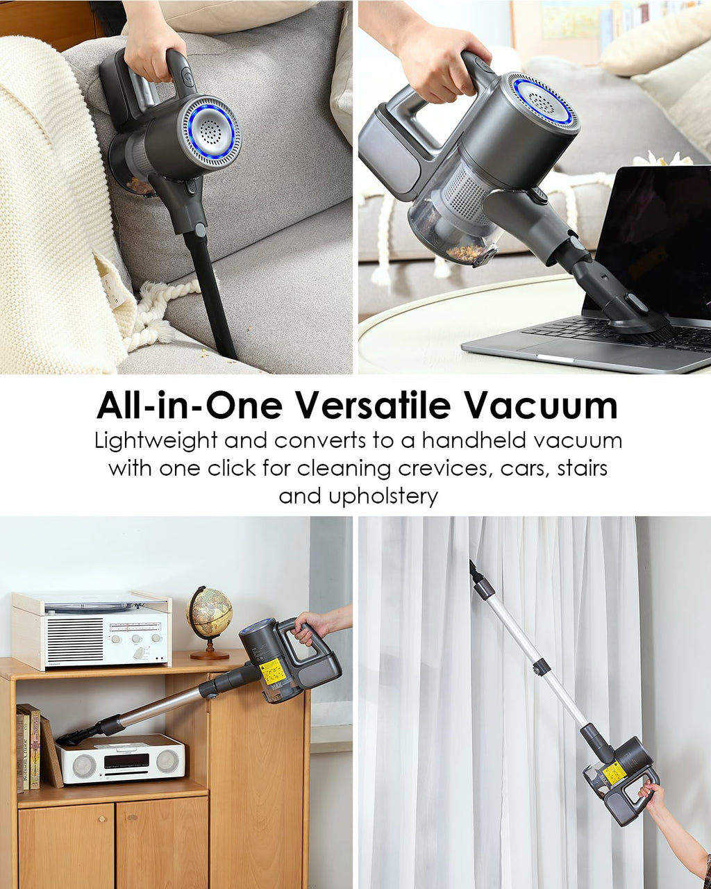 Cordless 2-in-1 Vacuum Cleaner and Mop