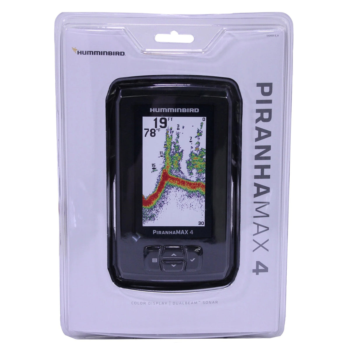 Humminbird Piranhamax 4.3 Fishfinder 410150-1， 2D Sonar