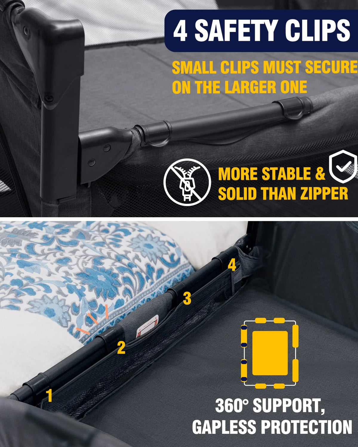 Bassinet Bedside Sleeper Functions Changing