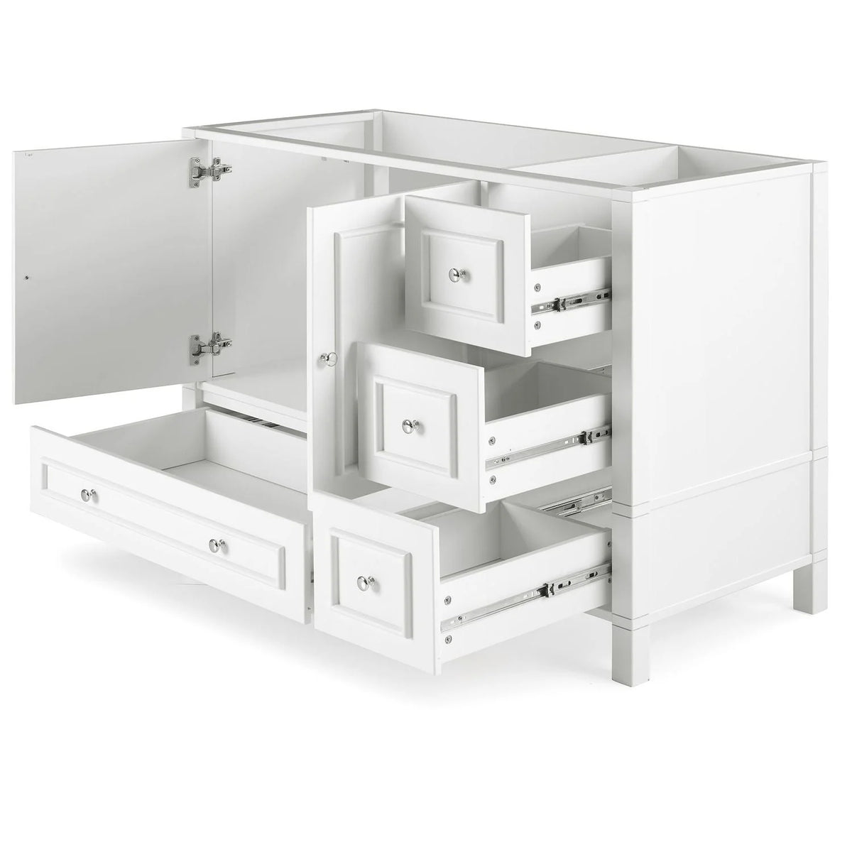 Alaterre Furniture Williamsburg White Vanity Cabinet