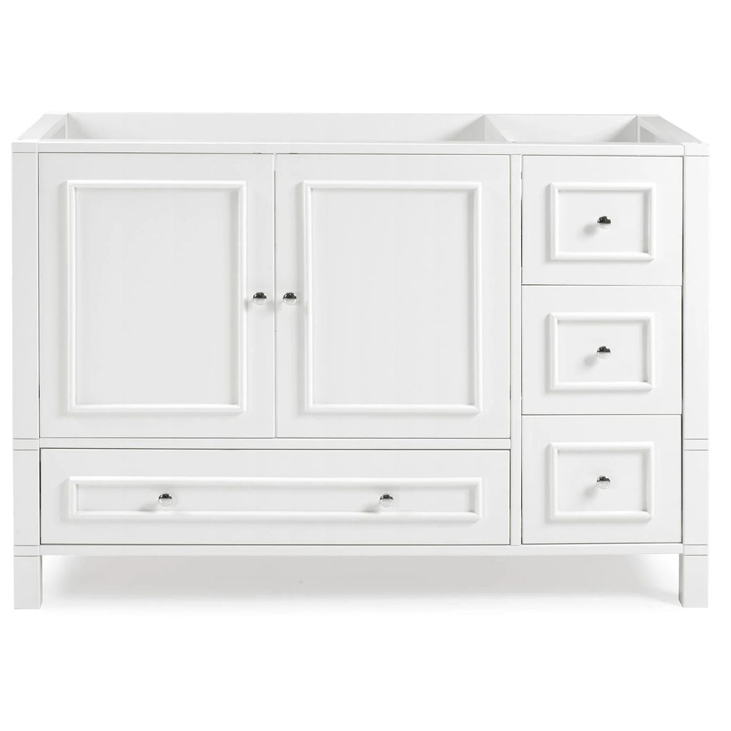 Alaterre Furniture Williamsburg White Vanity Cabinet