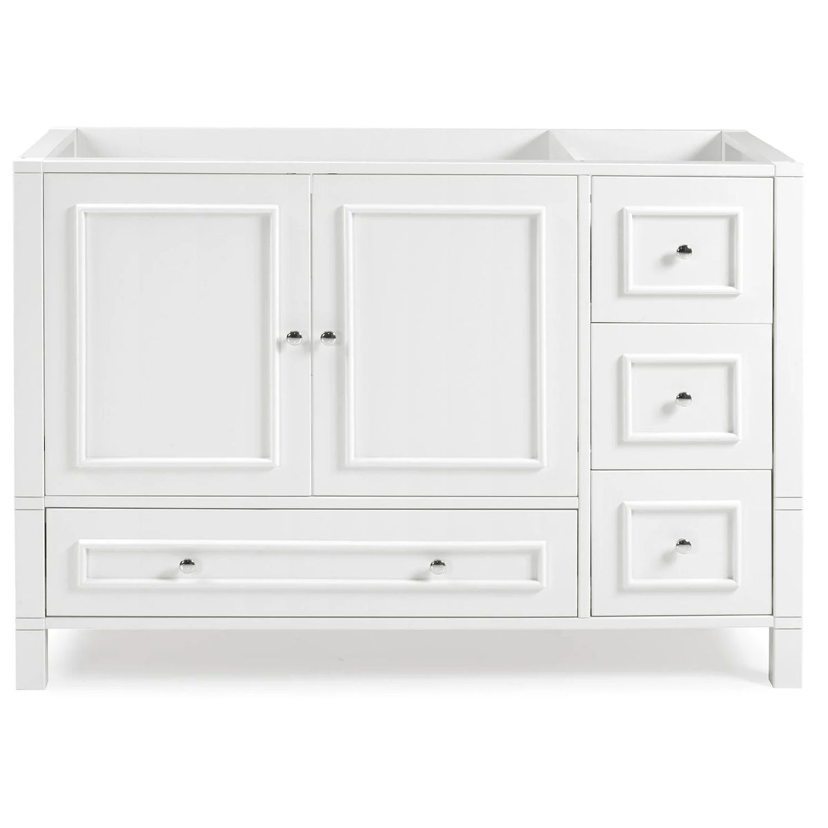 Alaterre Furniture Williamsburg White Vanity Cabinet