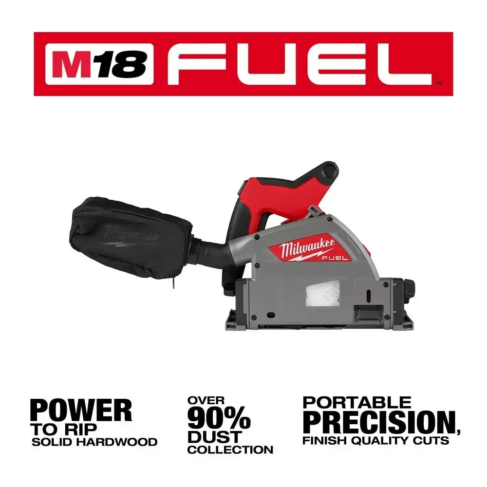 Milwaukee 2831-20 M18 FUEL 18V 6-1/2 Cordless Plunge Track Saw - Bare Tool