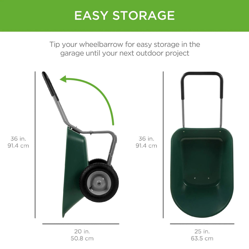Best Choice Products Wheelbarrow Garden