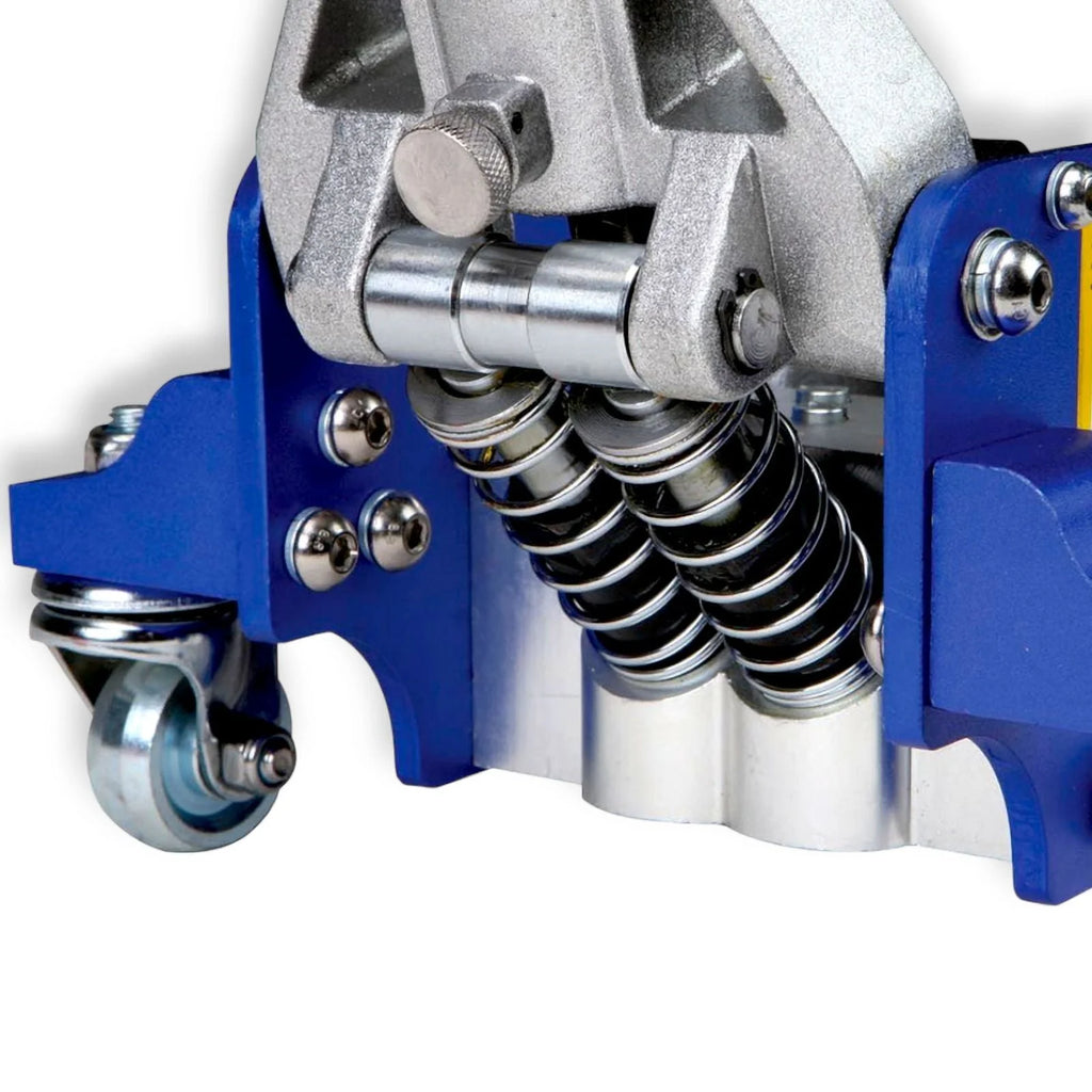Jack Floor 1.5 Ton 3000 Lb Car Lift Low Profile Rapid Pump Lift Aluminum Racing Car-Blue
