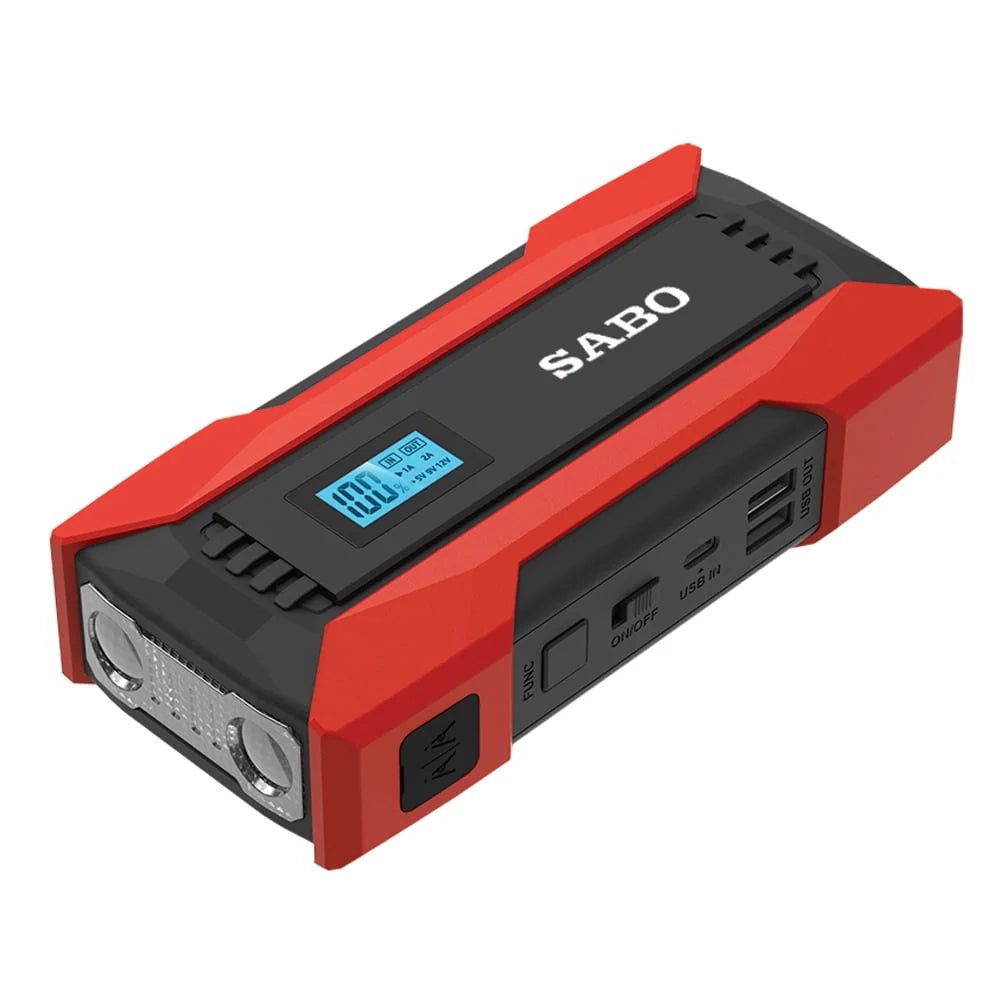 SABO 1200A Peaks 8000mAh Car Jump StarterStart Your Engine with Confidence