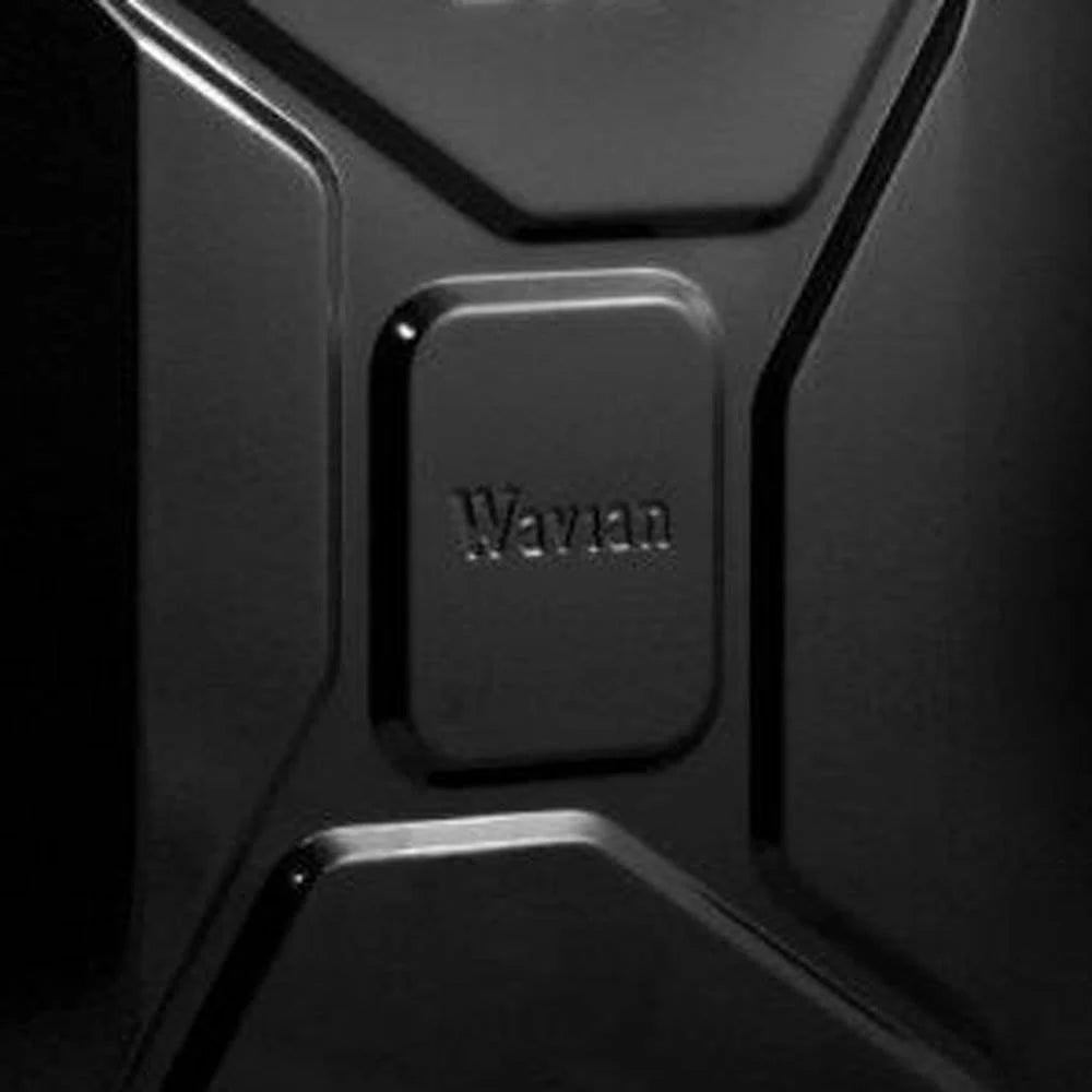 Wavian 3010 5.3 Gallon 20 Liter Authentic Jerry Can with Spout, Black
