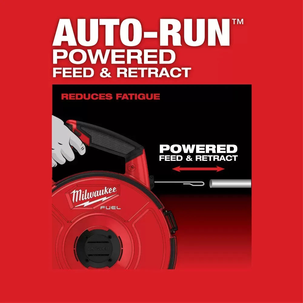 Milwaukee 2873-20S240 M18 FUEL 18V Angler Pulling Fish Tape w/ 240' x 1/8 Steel