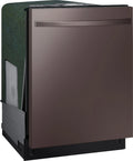 Samsung - StormWash 24 Top Control Built-In Dishwasher with AutoRelease Dry, 3rd Rack, 48 dBA - Tuscan stainless steel
