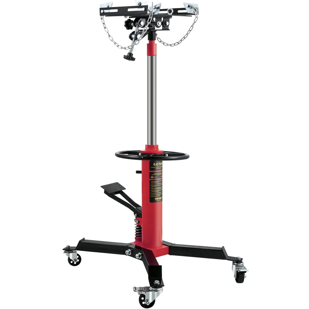 BENTISM Transmission Jack 1322 lbs 2-Stage Hydraulic High Lift Vertical Telescopic