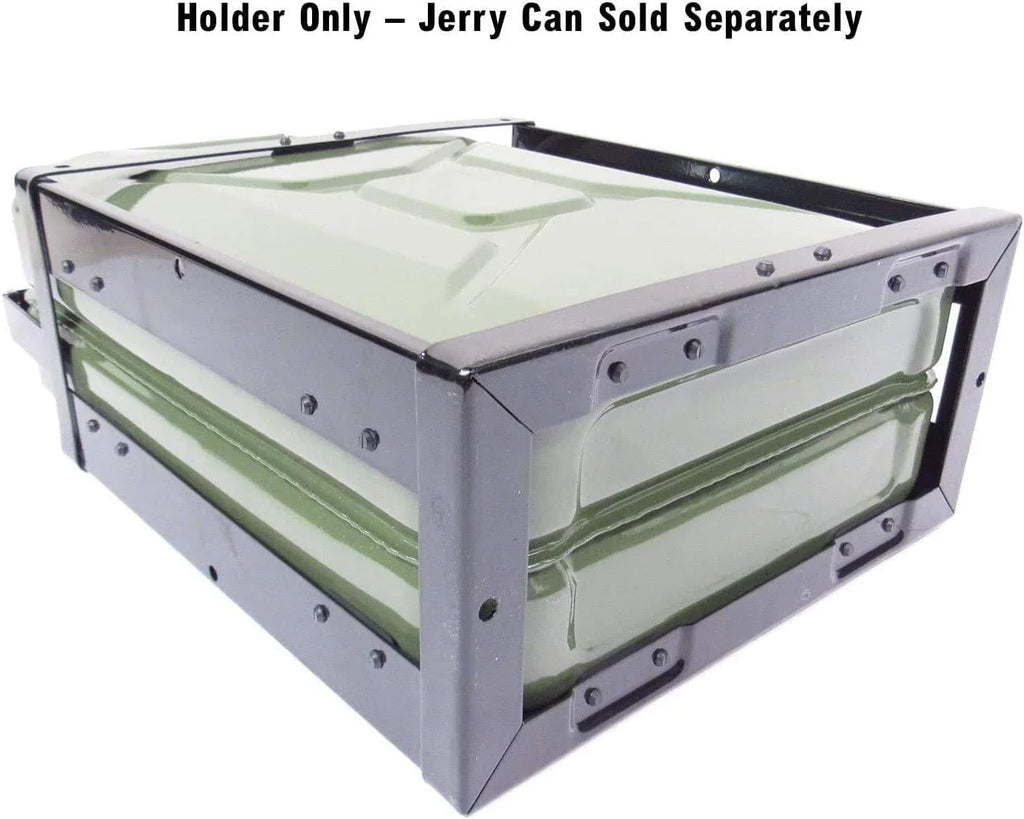 Wavian USA JC0020HV Authentic NATO Steel Jerry Fuel Can Holder Single (20 Litre), Black