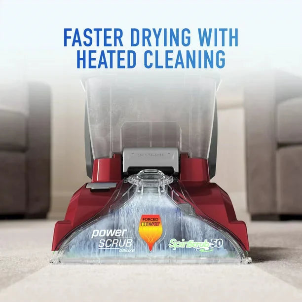 Hoover PowerScrub Carpet Cleaner With SpinScrub Technology， FH50135