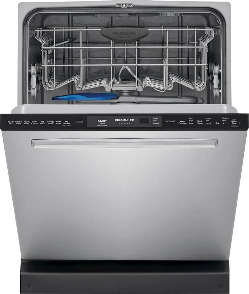 Frigidaire - Gallery 24 Top Control Tall Tub Built-In Dishwasher - Stainless steel