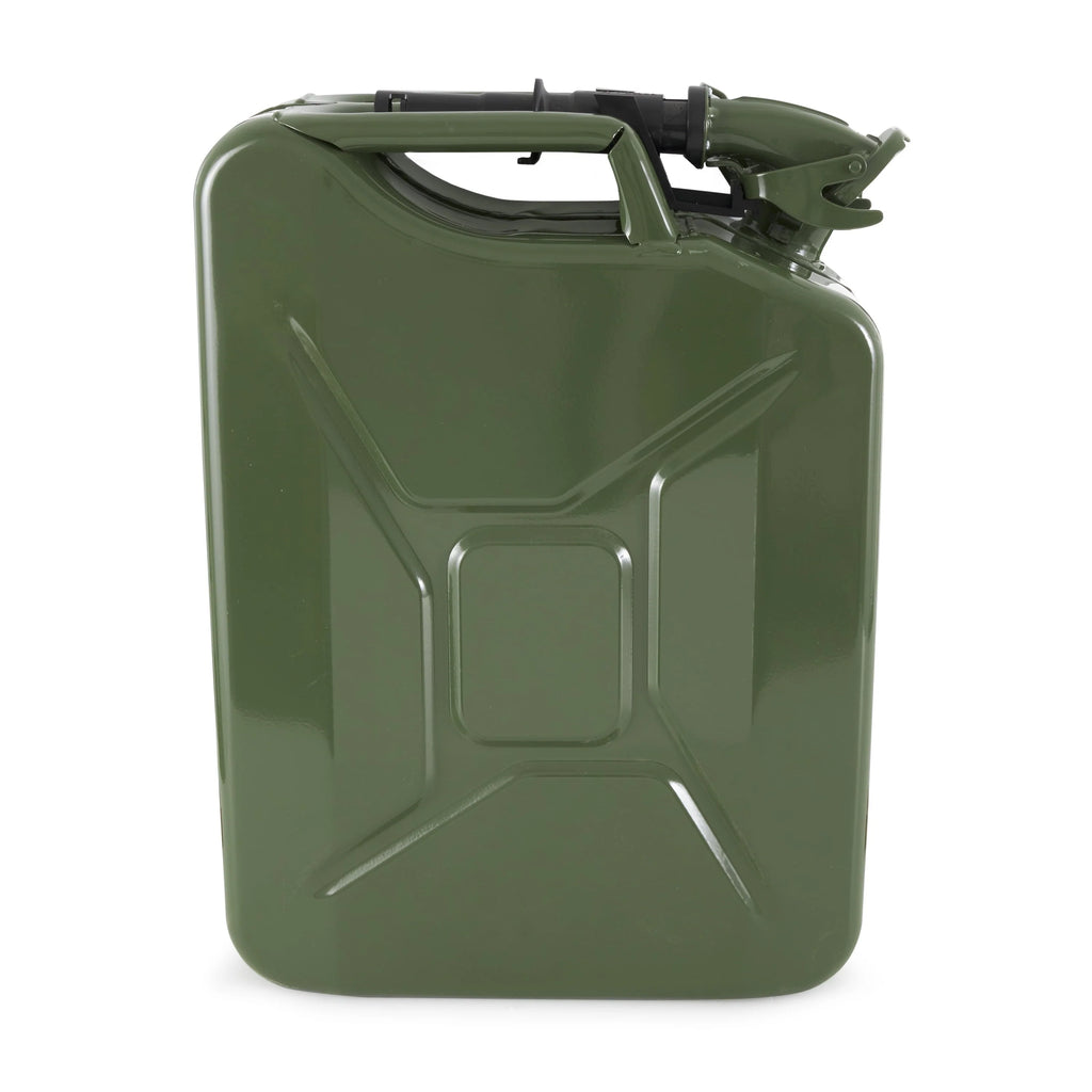 Wavian 3012 20 Liter Military Style NATO Jerry Fuel Can and Spout, Green