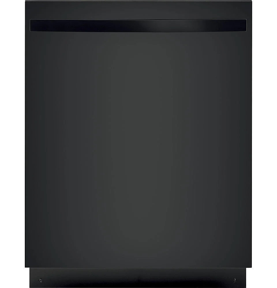 GE - 24 Top Control Built-In Dishwasher with Autosense Cycle, Piranha Food Disposer; 51 dBA - Black