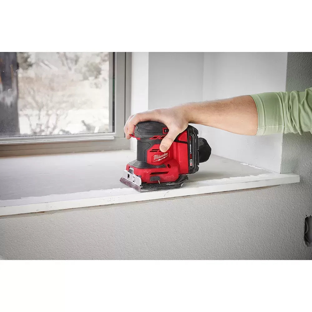 Milwaukee 2649-20 M18 18V 1/4 Cordless Orbital Sheet Sander - Bare Tool