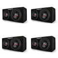 MTX TNE212DV 12-Inch 2000-W Max Audio Dual Loaded Subwoofer Enclosure (4 Pack)