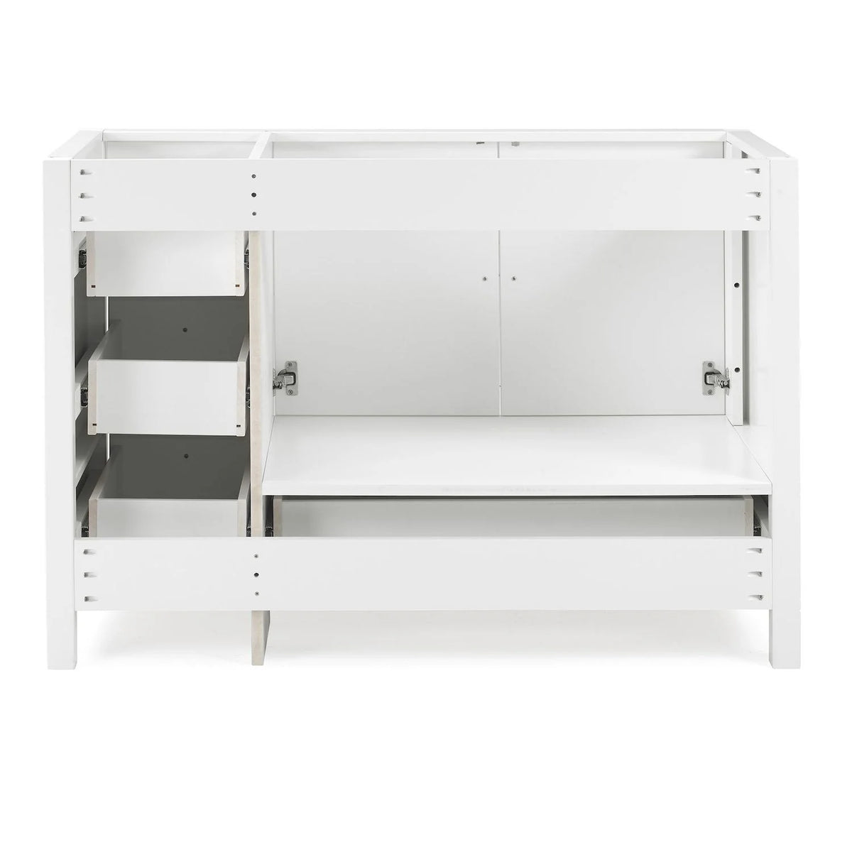 Alaterre Furniture Williamsburg White Vanity Cabinet