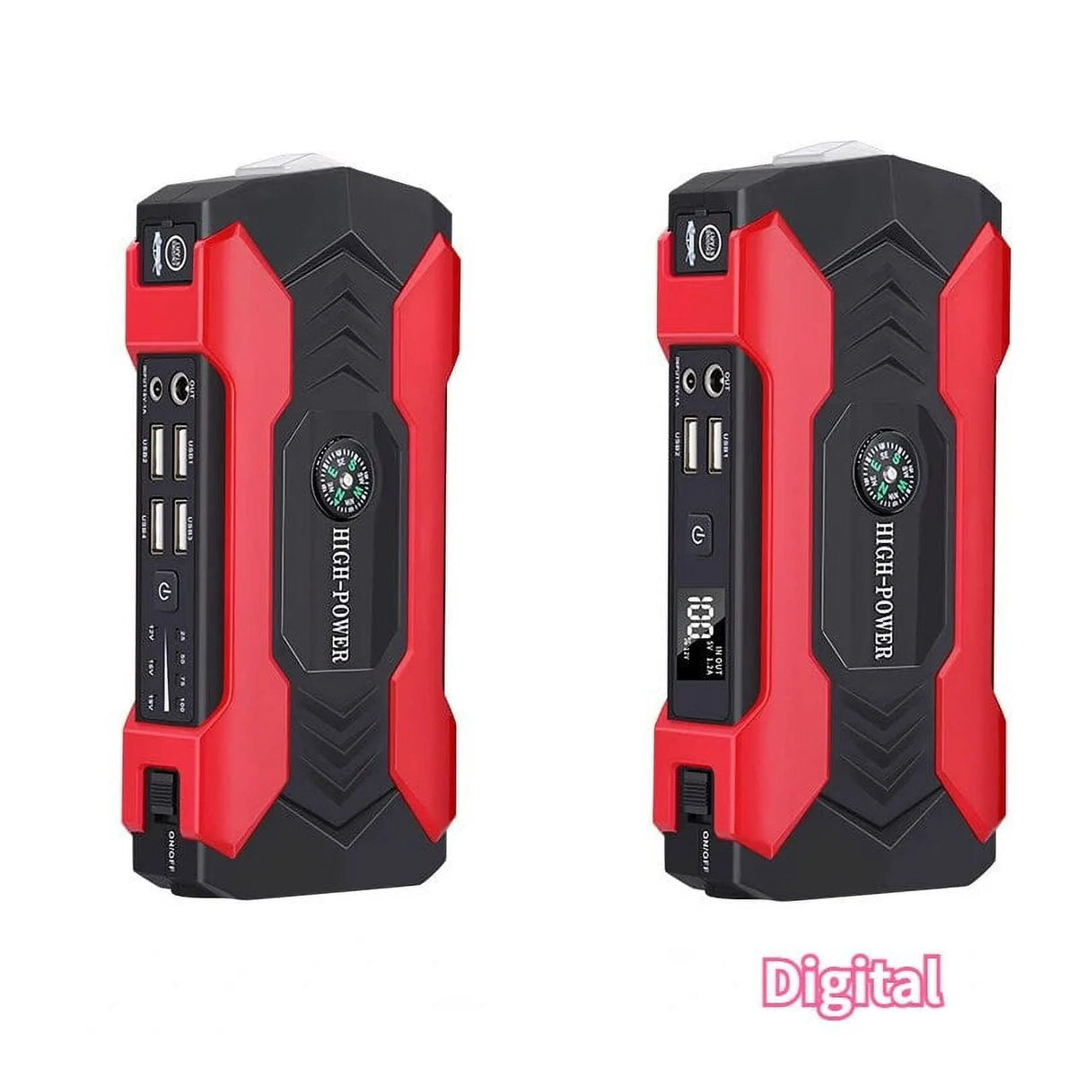1000A Powerful Car Power Bank 12V Portable Booster Jump Starter Portable Car Jump Starter Powerbank Vehicle Auto Tools