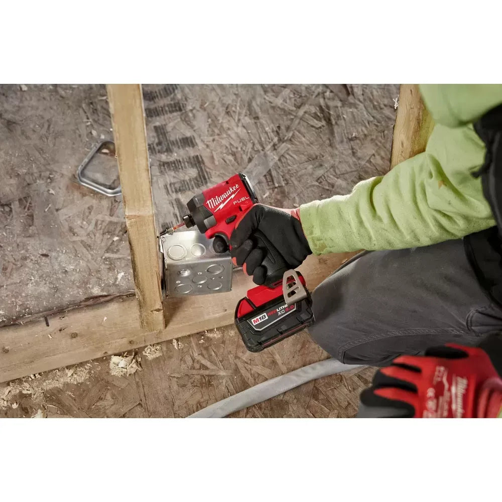 Milwaukee Pre-Sale 2953-22 M18 FUEL 18V 1/4 Hex Cordless Li-Ion Impact Driver Kit