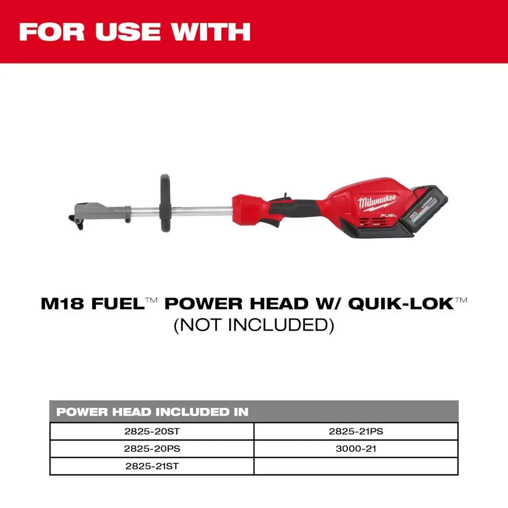 Milwaukee 49-16-2719 M18 FUEL 18V 20-Inch QUIK-LOK Hedge Trimmer Attachment