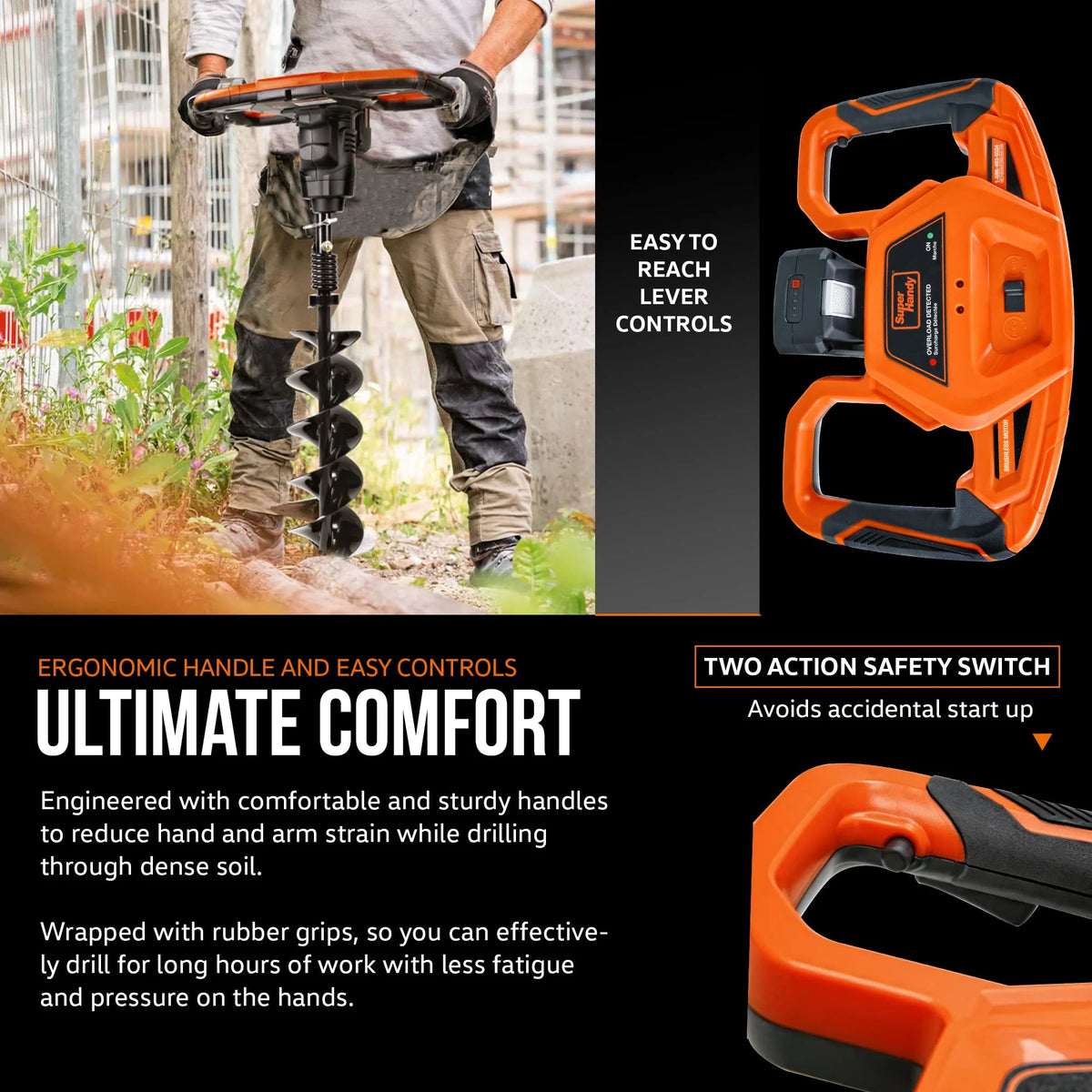 SuperHandy Ice Auger Set Earth