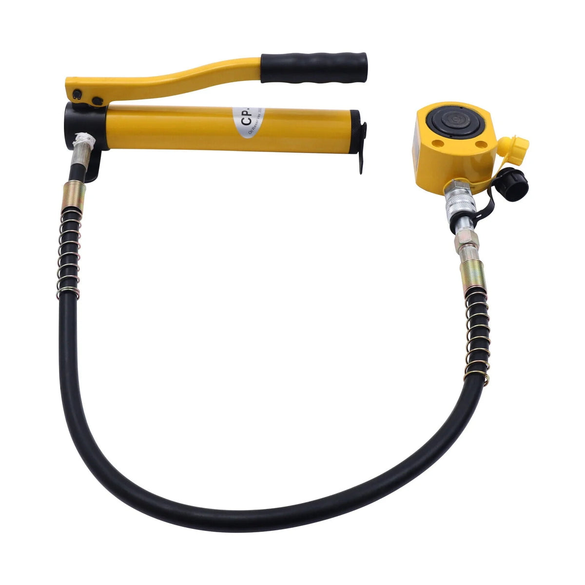 Multi Section 20Ton Hydraulic Service Jack Low Profile Pump w/CP-180 Manual Pump 20 ton Low Profile manual Hydraulic Ram Mini Jack Porta Power Kit 12mm Stroke CP-180 Hydraulic Manual Pump