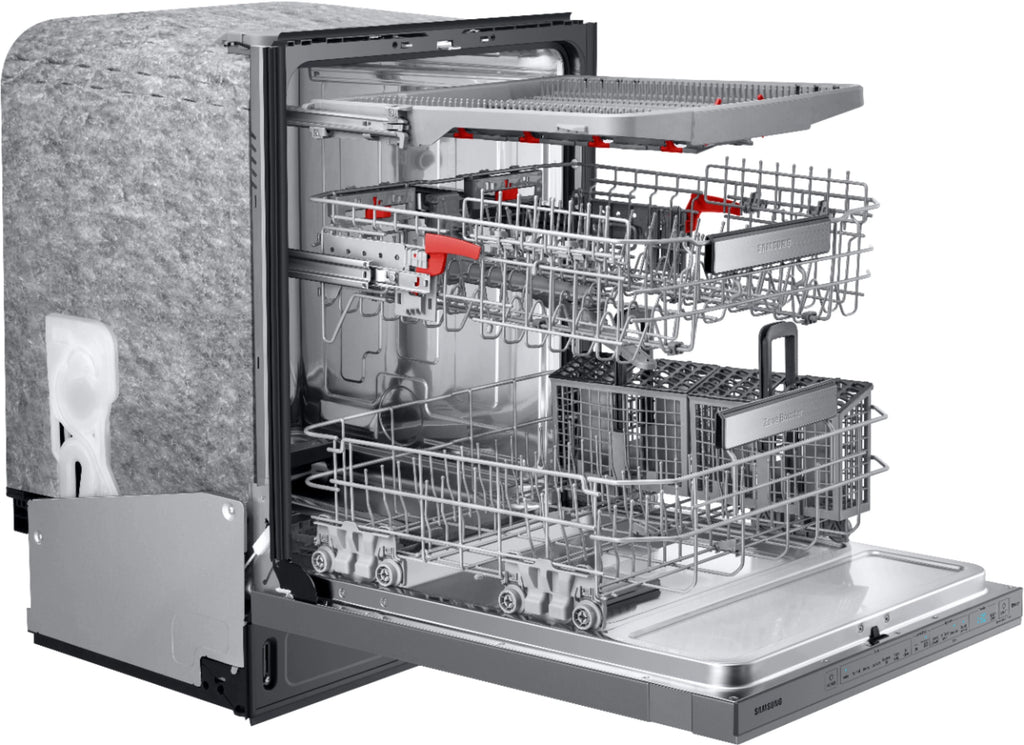 Samsung - Linear Wash 24 Top Control Built-In Dishwasher with AutoRelease Dry, 39 dBA - Stainless steel