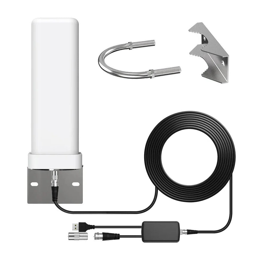 Outdoor HDTV Antenna with Signal Amplifier, 360 Degree Omnidirectional