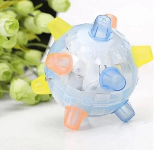Interactive Jumping Activation Ball for Dogs – Automatic Movement Toy