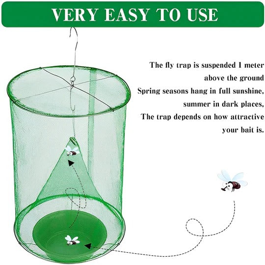 Outdoor Hanging Stable Fly Trap System